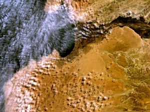 Carte satellite Angola