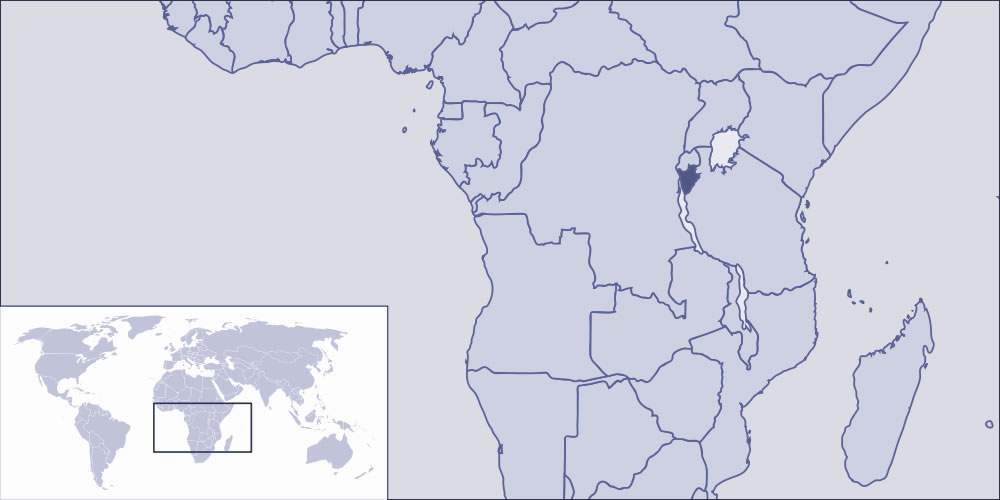 Localiser Burundi sur carte du monde