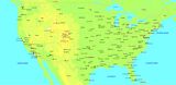 Carte géographique États-Unis
