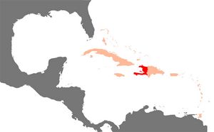 Carte noir et blanc Haïti