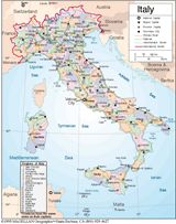 Carte Italie