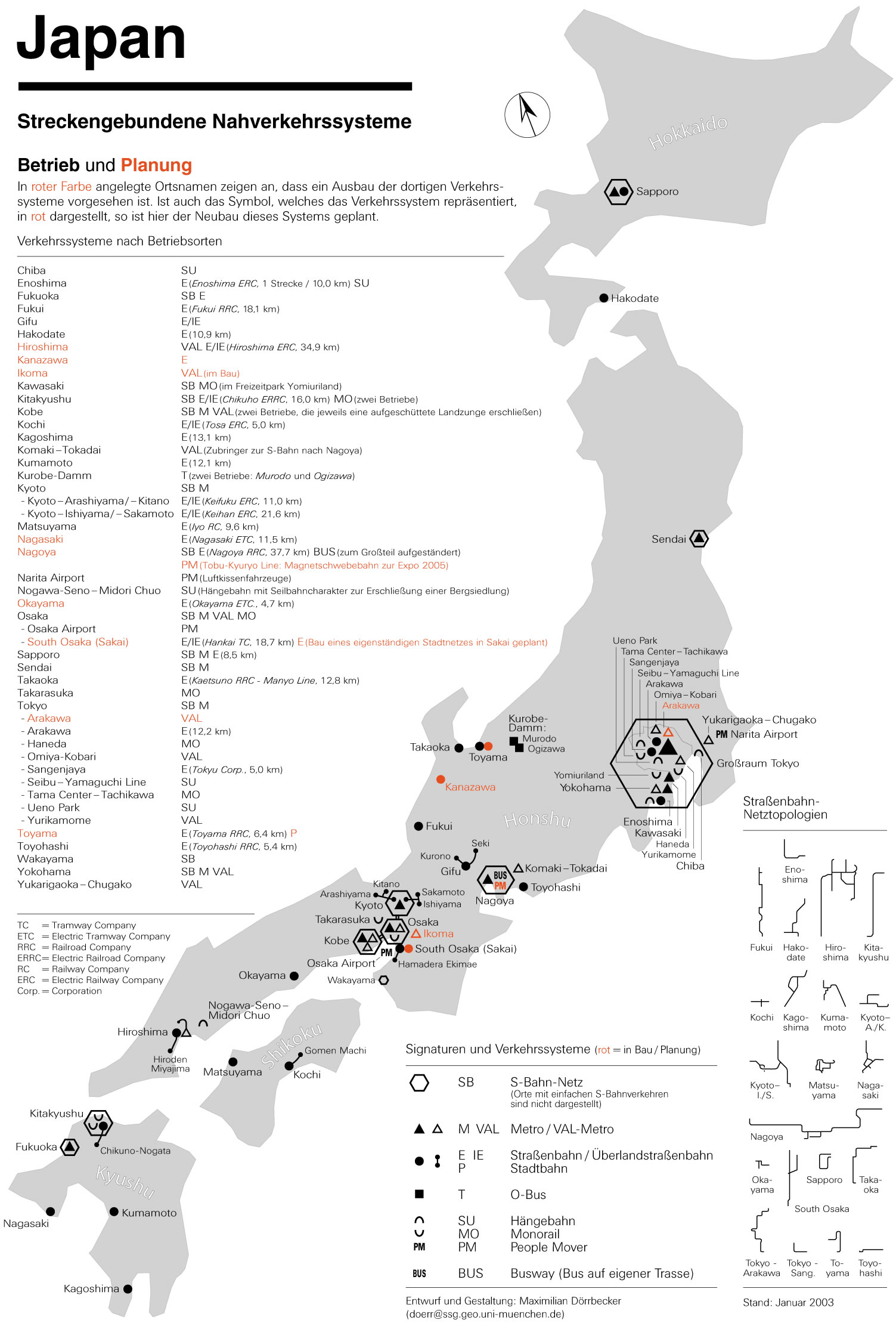 carte nucléaire Japon