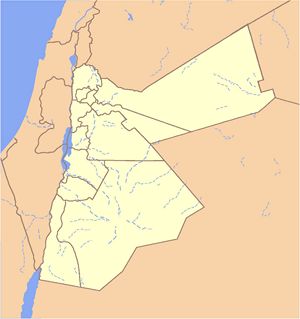 Carte Jordanie rivière vierge