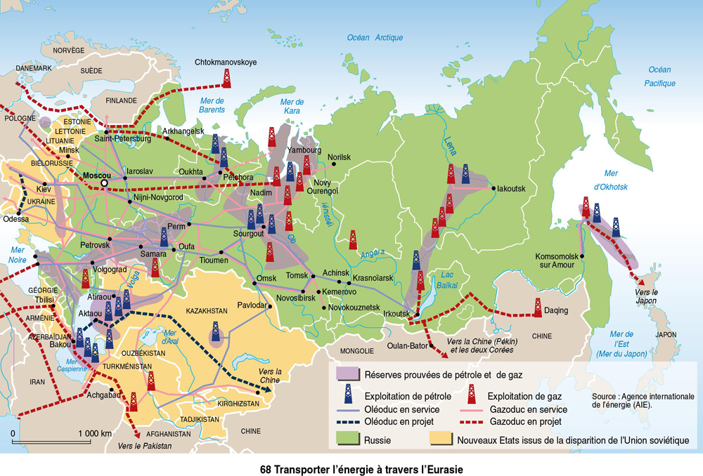 carte nucléaire Russie