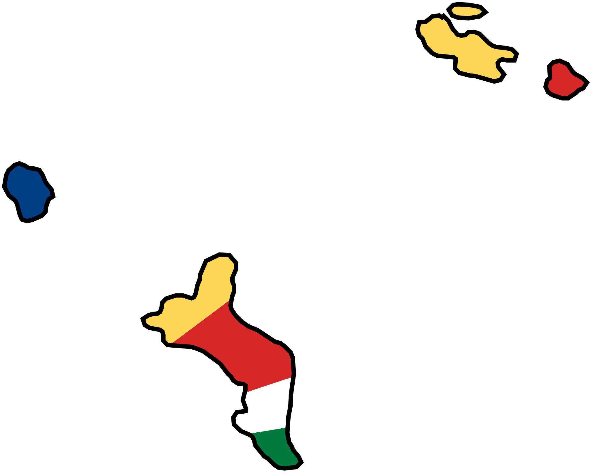 Carte drapeaux Seychelles